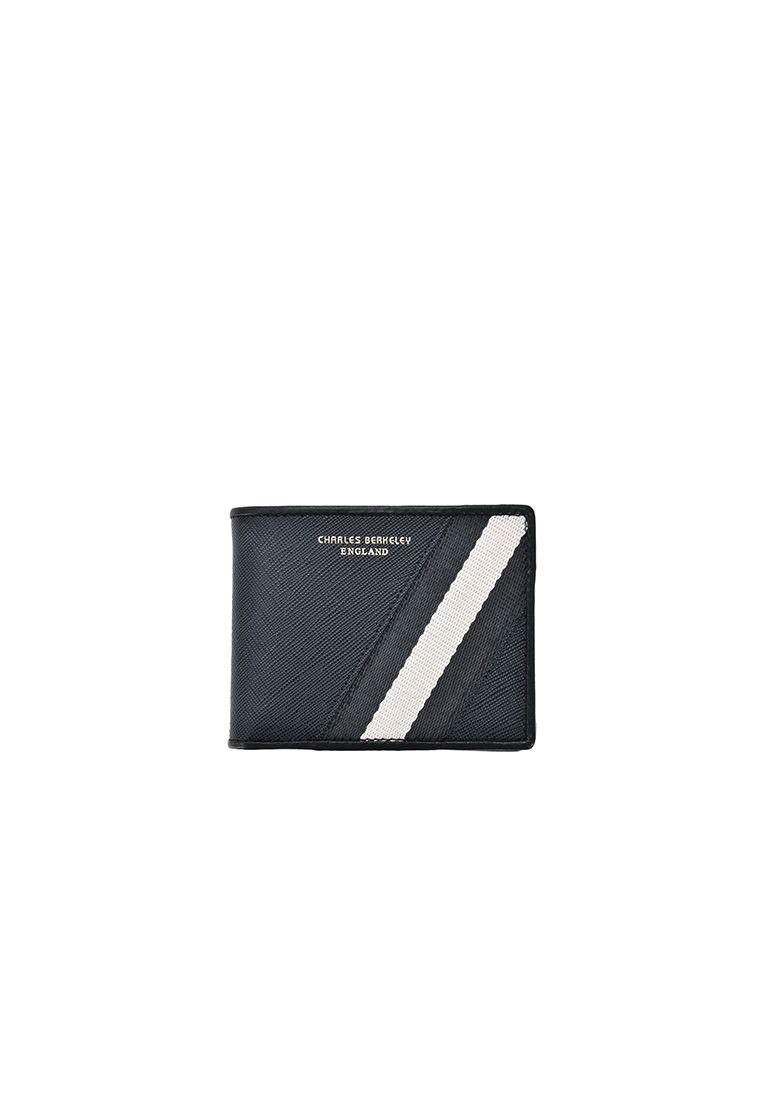 Charles Berkeley Mens Leather Wallet Burton - XY-23008-1 - Black