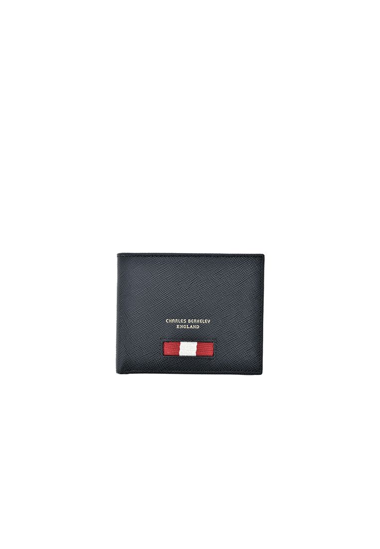 Charles Berkeley Mens Leather Wallet Burton - XY-23008 - Black
