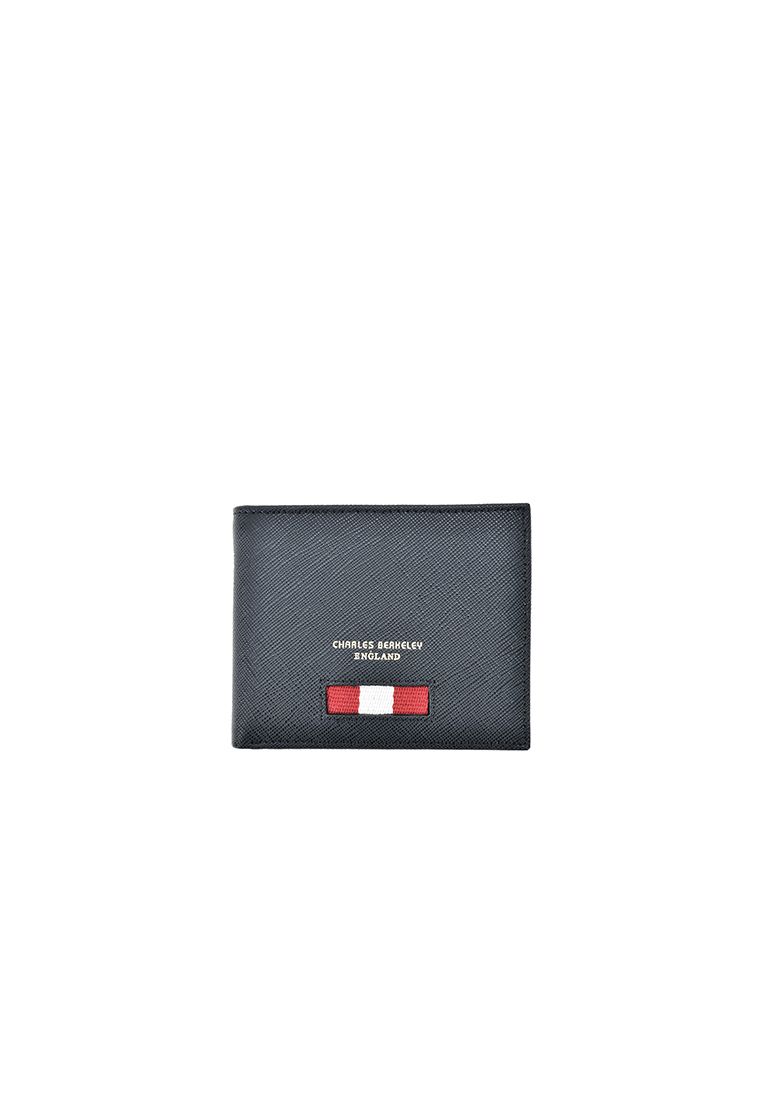 Charles Berkeley Mens Leather Wallet Burton - XY-23007 - Black