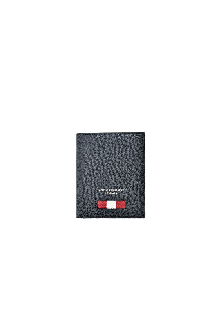 Charles Berkeley Mens Leather Wallet Burton - XY-23009 - Black