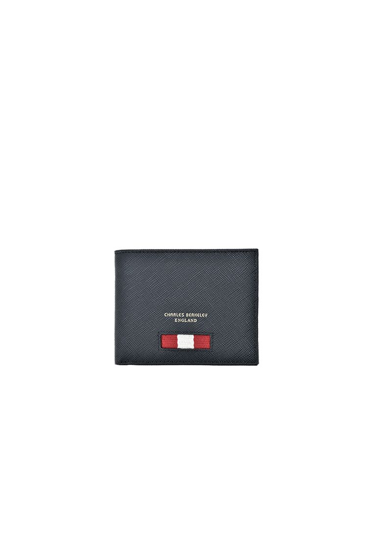 Charles Berkeley Mens Leather Wallet Burton - XY-23006 - Black