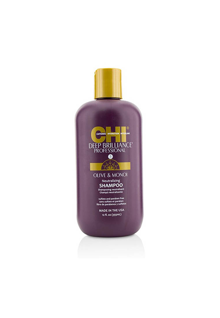 CHI - 橄欖和莫諾伊油洗髮精 Deep Brilliance Olive & Monoi Neutralizing Shampoo 355ml/12oz
