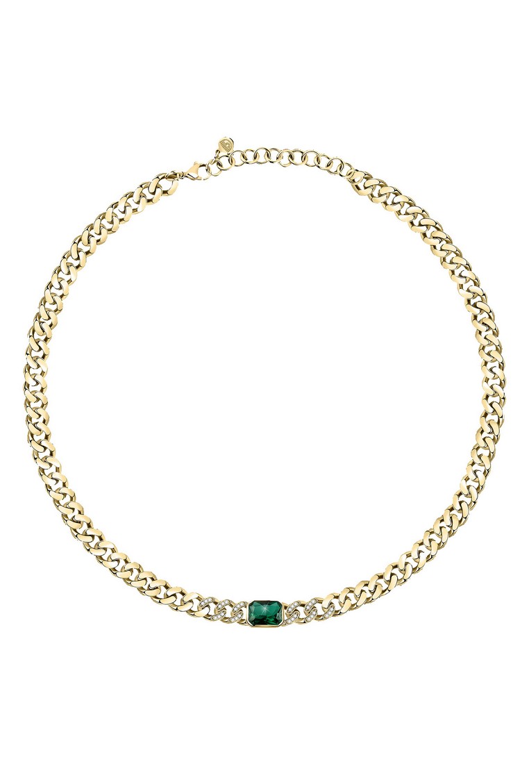CHIARA FERRAGNI Chiara Ferragni Chain系列 38 + 4 cm 女士綠鑽項鏈 J19AUW29