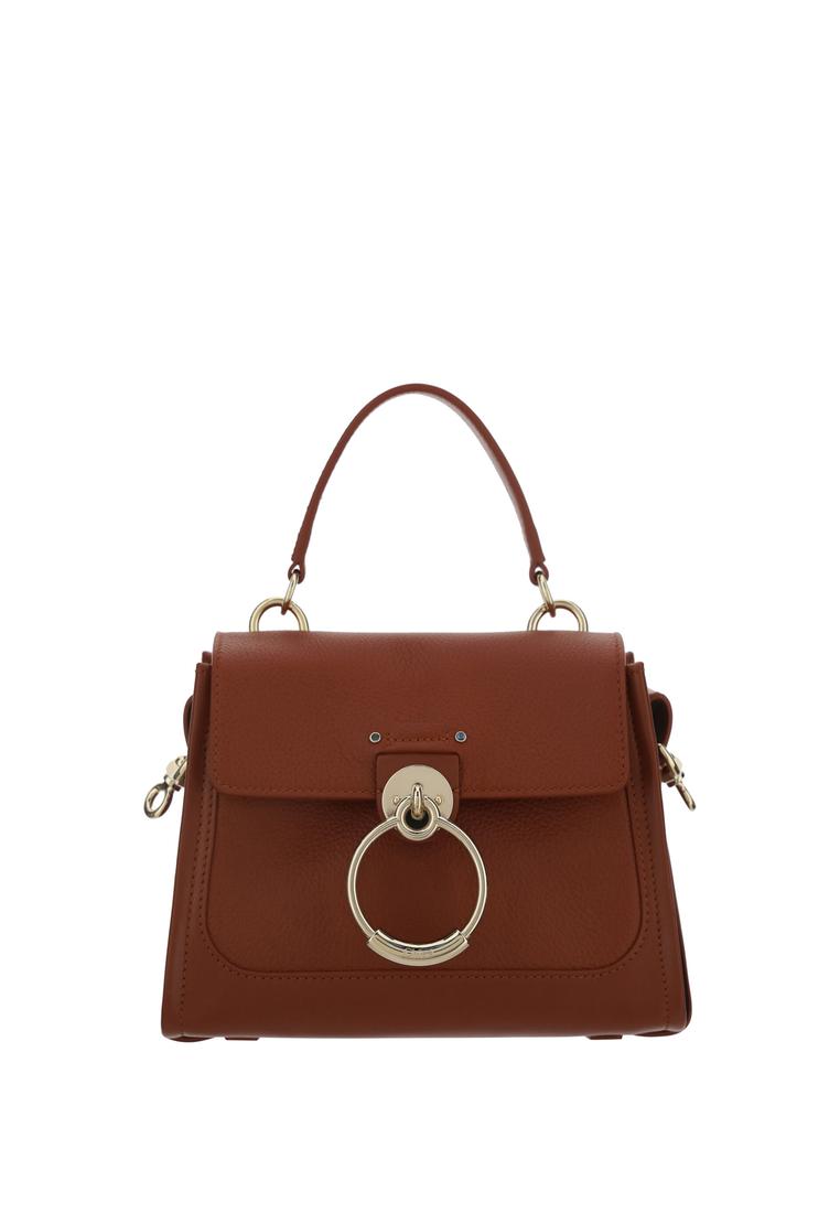 Chloé Chloe Brown Calf Leather Tess Handbag