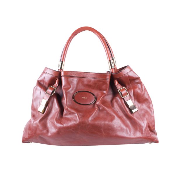 Pre-Loved Chloé Brown Leather Shoulder Bag