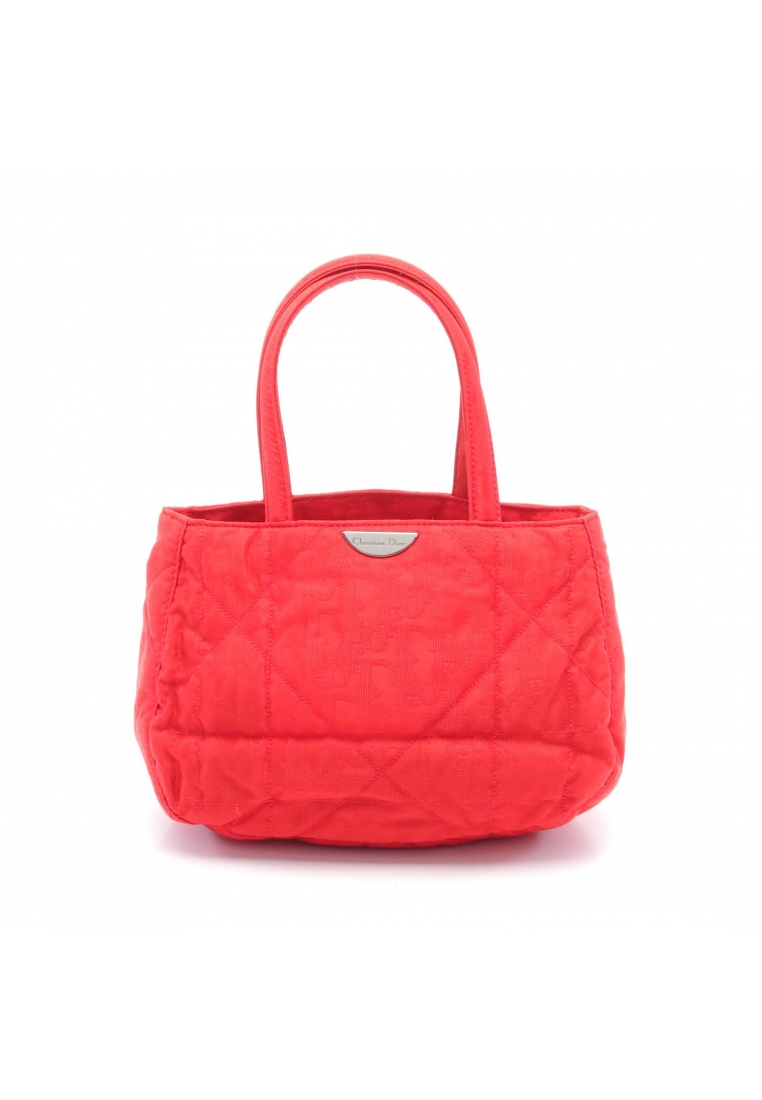 二奢 Pre-loved Christian Dior Trotter Handbag Nylon Red