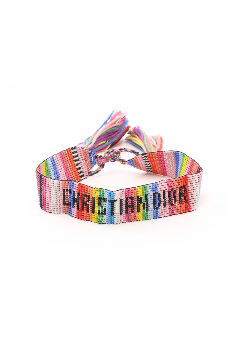 二奢 Pre-loved Christian Dior Misanga Bracelet Beads Multicolor