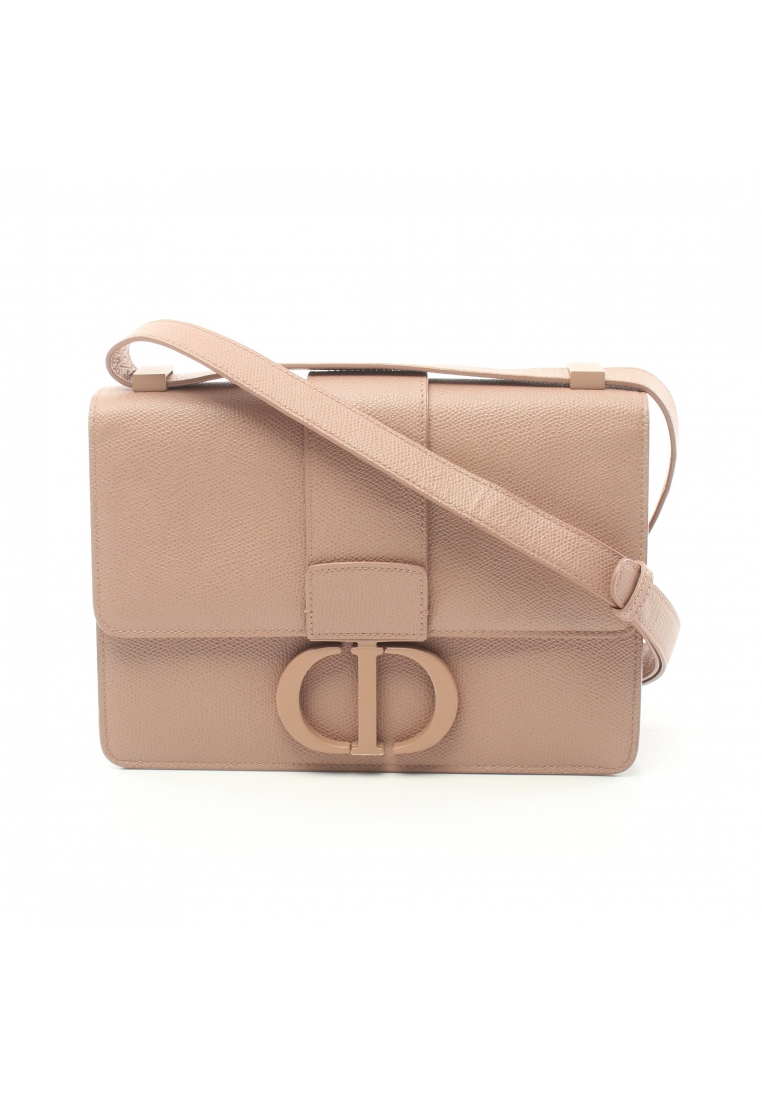 二奢 Pre-loved Christian Dior 30 MONTAIGNE Montaigne Shoulder bag leather pink beige