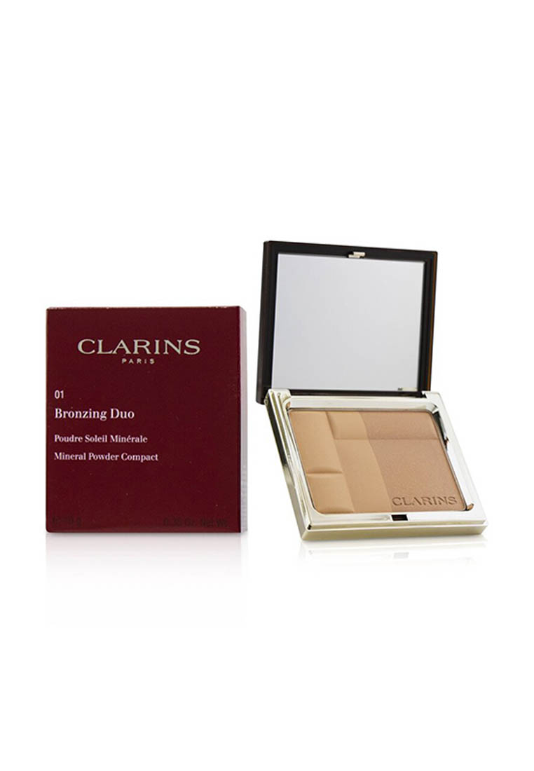 Clarins CLARINS - 雙色古銅礦物粉餅Bronzing Duo Mineral Powder Compact - # 01 Light 10g/0.35oz