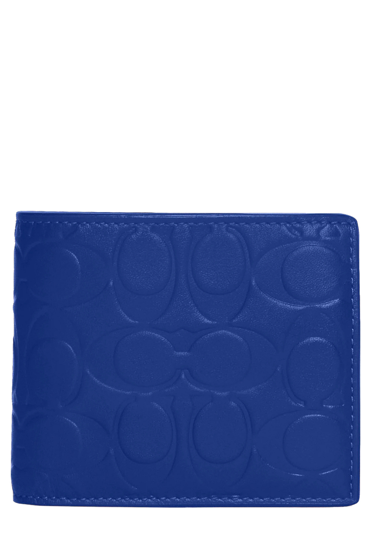 COACH Coach 3 In 1 Wallet In Signature Leather In Sport Blue C9990