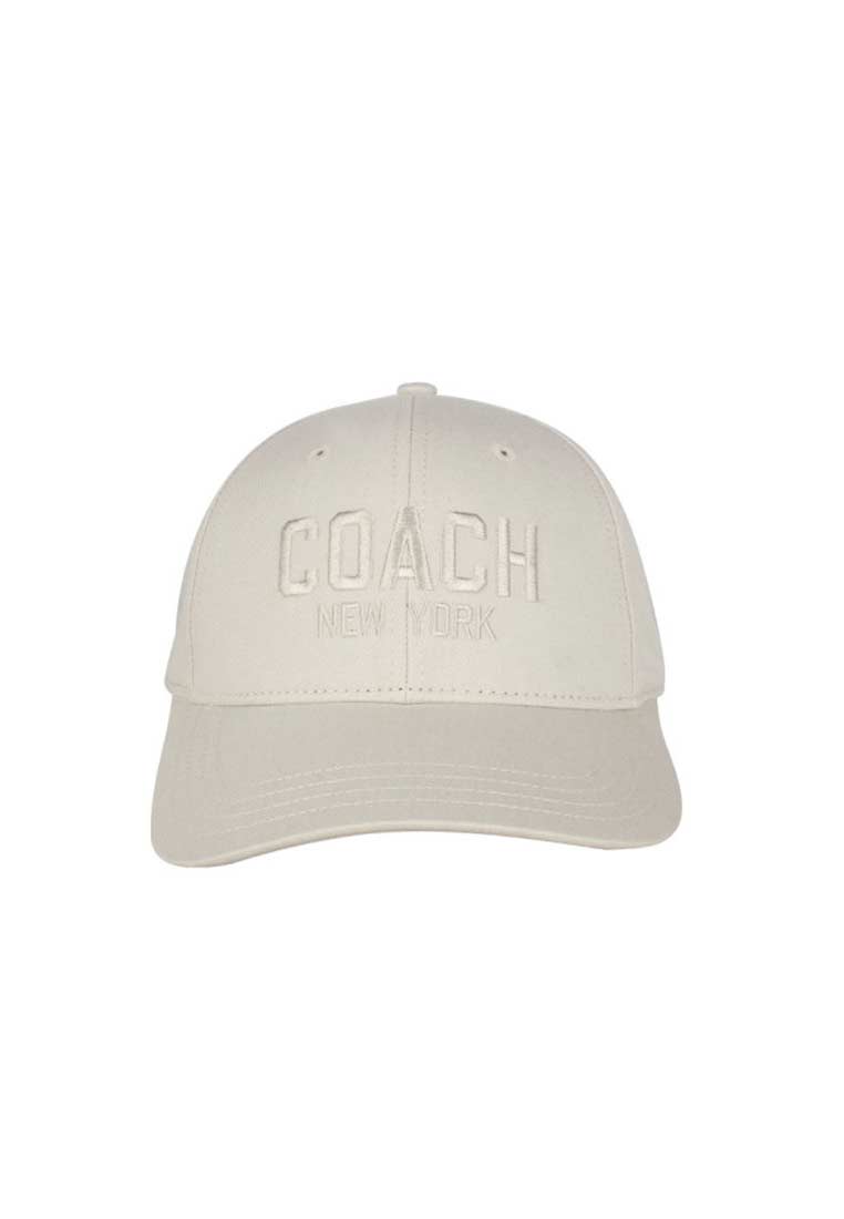 Coach COACH 白色鴨舌帽女士帽子