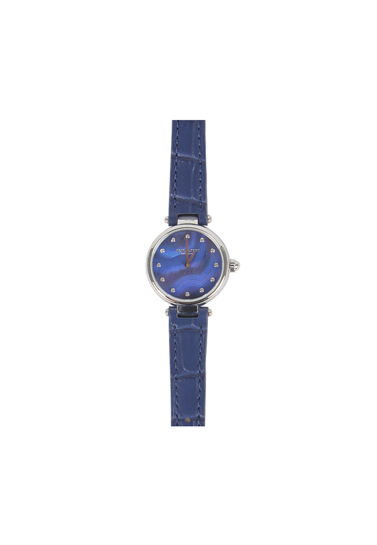 COACH PARK 奧萊款女士皮帶藍色星河手錶26MM