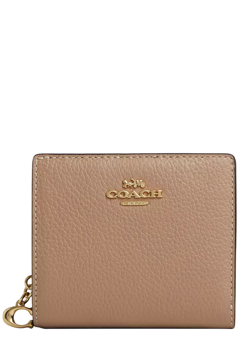 COACH Coach Snap Wallet in Taupe C2862