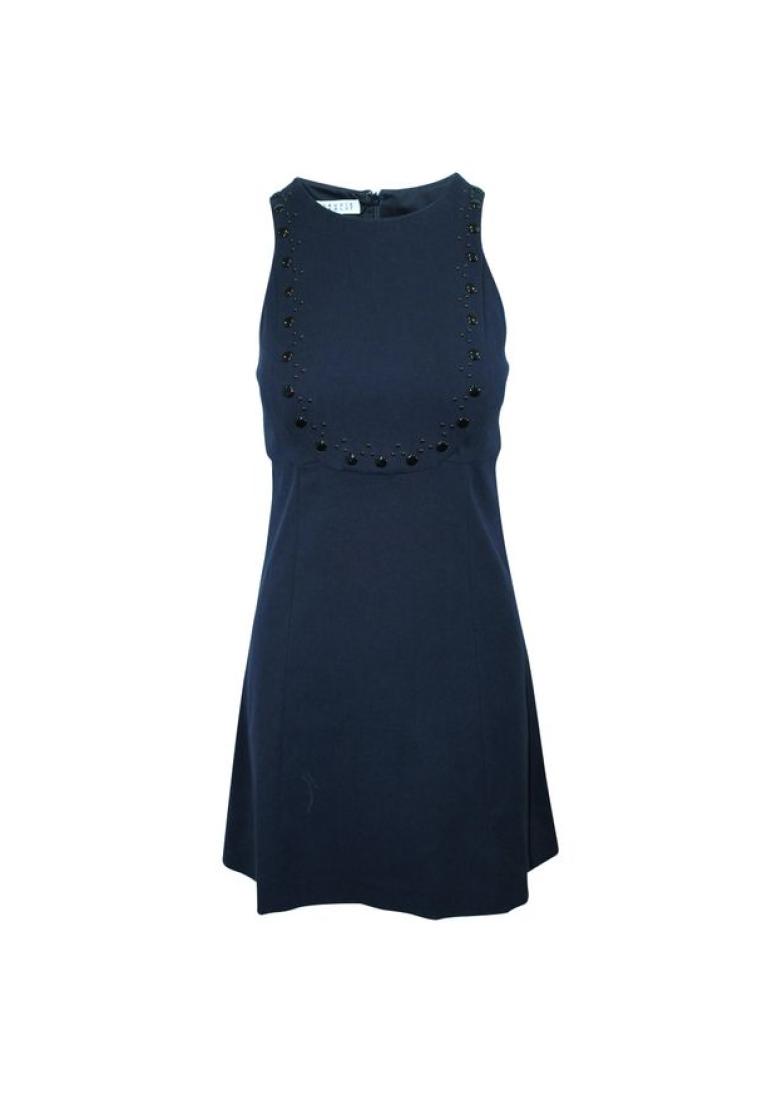 Contemporary Designer 海軍藍色連衣裙與點綴