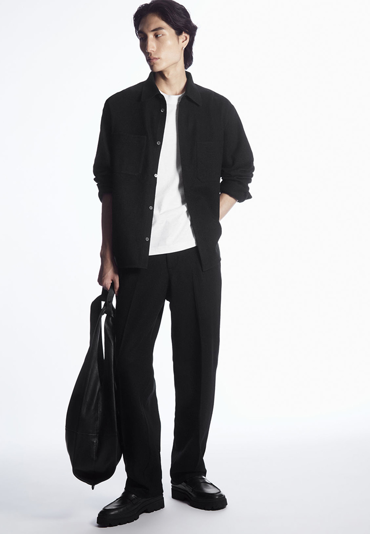 COS Elasticated Wool Trousers