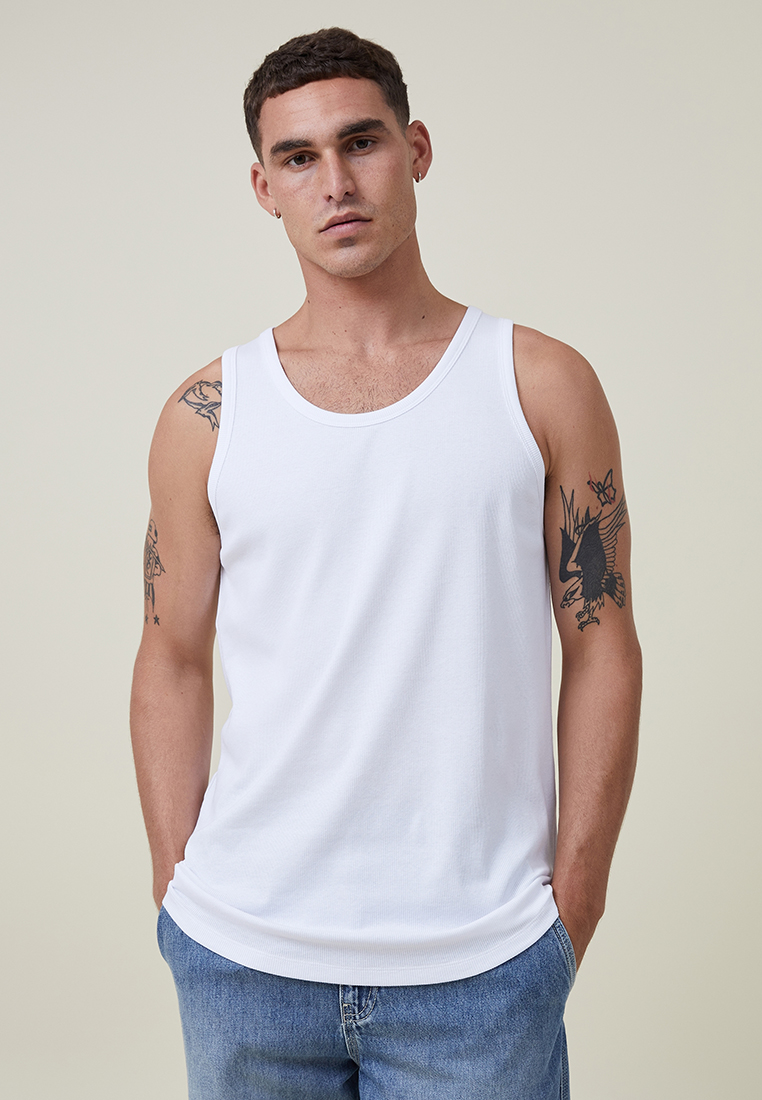 Cotton On Loose Fit Rib Tank Top
