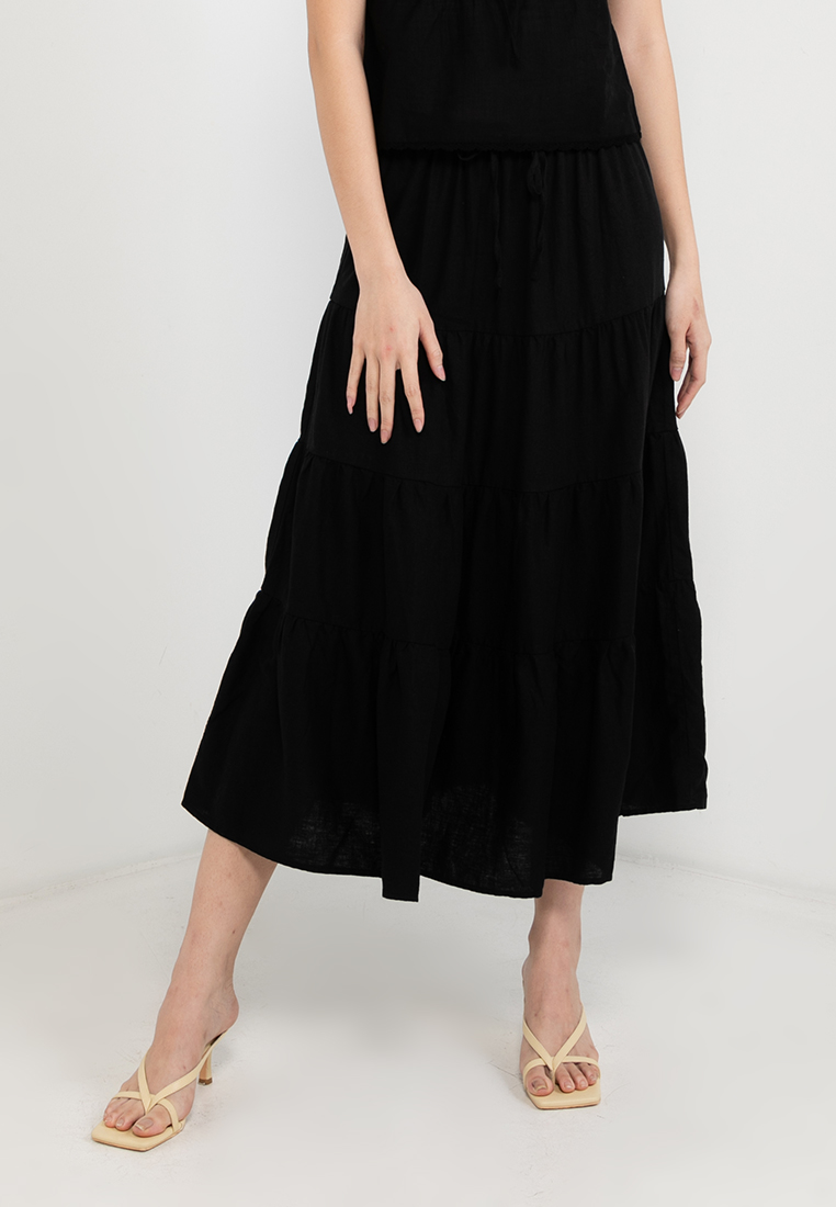 Cotton On Haven Tiered Maxi Skirt