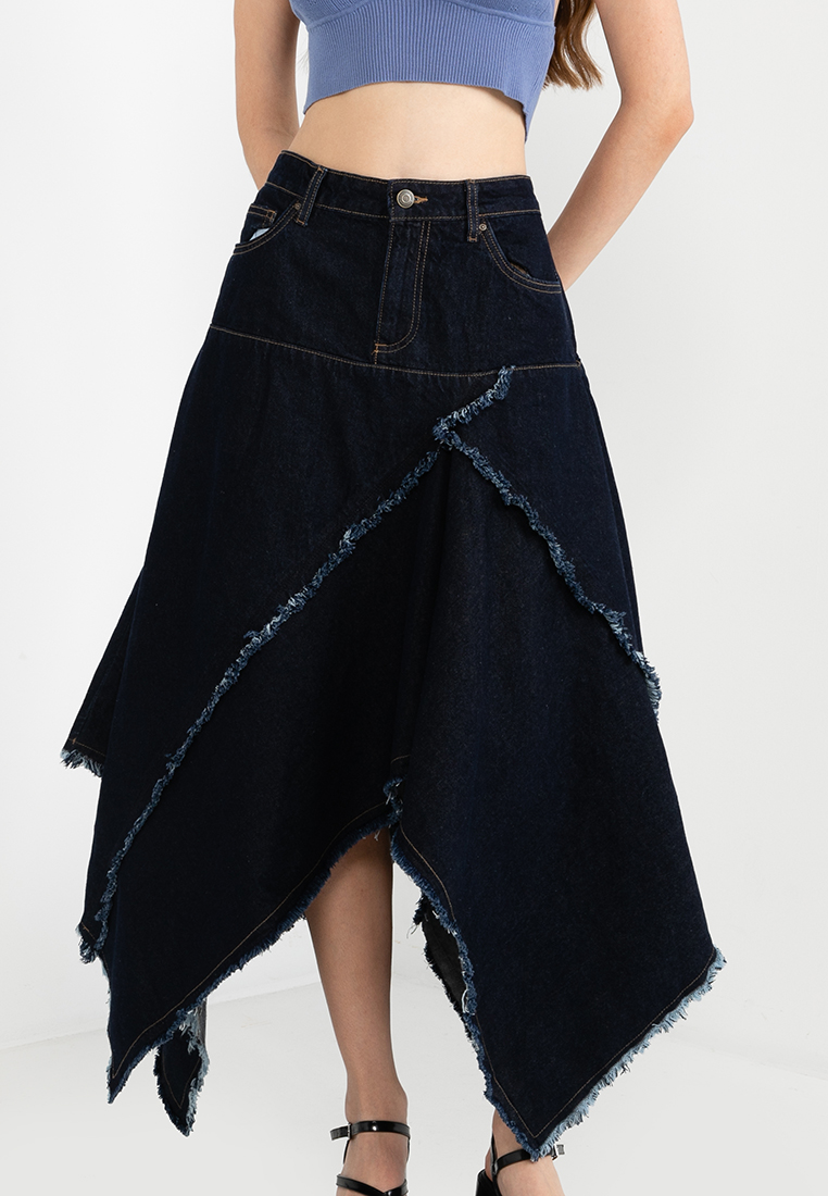 Cotton On Harper Denim Midi Skirt