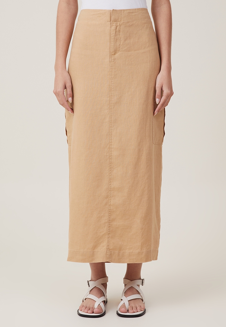 Cotton On Frankie Utility Linen Skirt