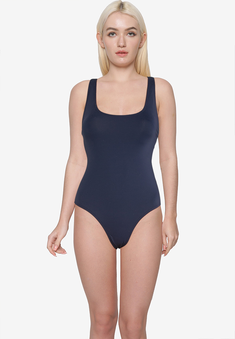 Cotton On Body Scoop Back One Piece Cheeky Swimsuit