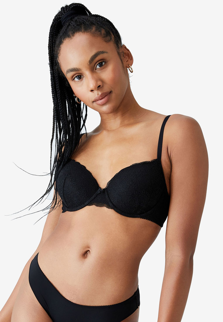 Cotton On Body Ultimate Comfort Lace T-Shirt Bra