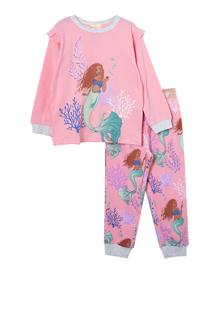 Cotton On Kids The Little Mermaid Ava Long Sleeve Pyjama Set