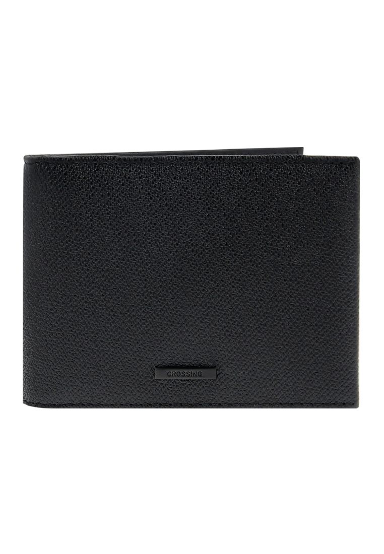 CROSSING Crossing Elite Money Clip Leather Wallet RFID - Black