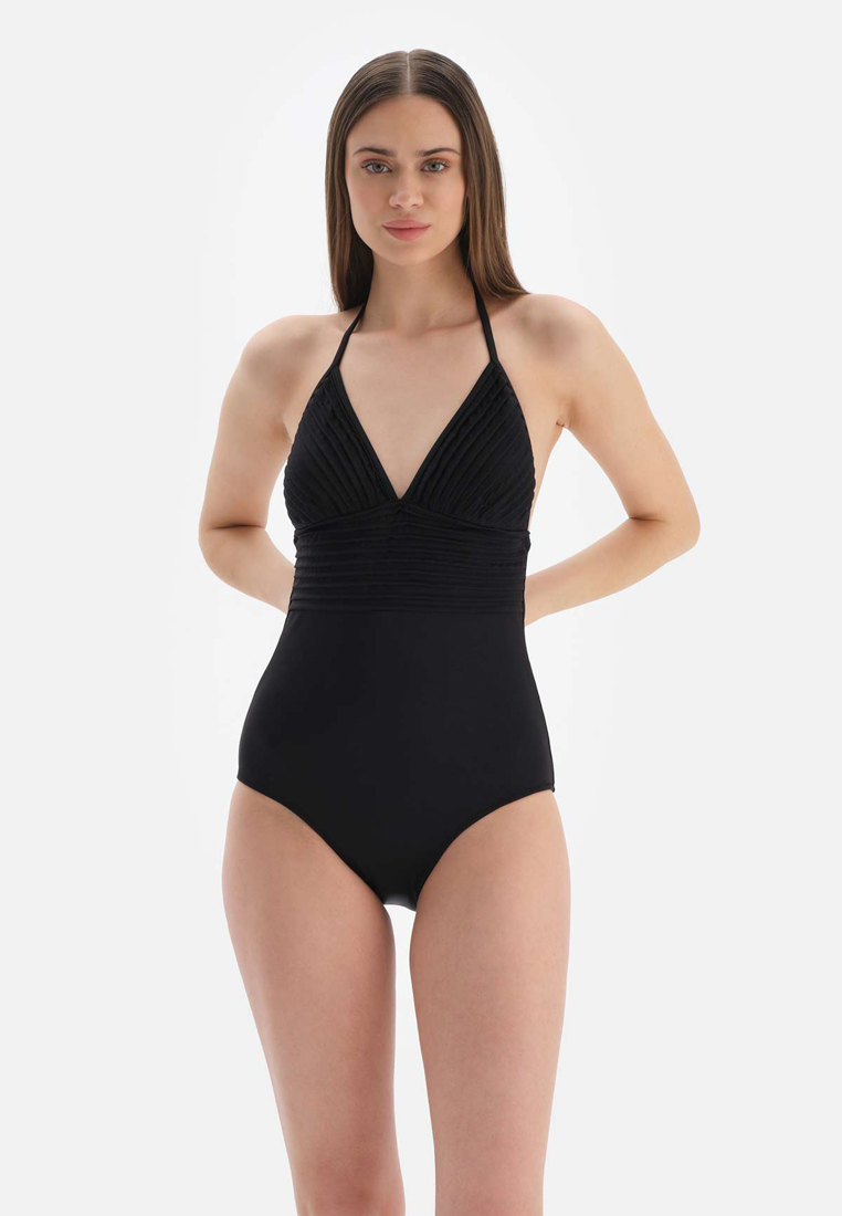 DAGİ Black Swimsuits, Removable Padding, Non-wired, Swimwear for Women