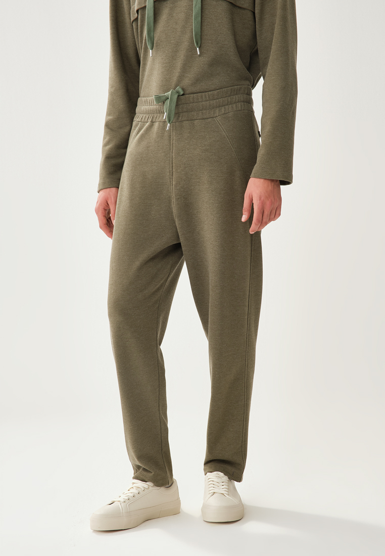 DAGİ Green Pants, Straight Cut, Loungewear for Men