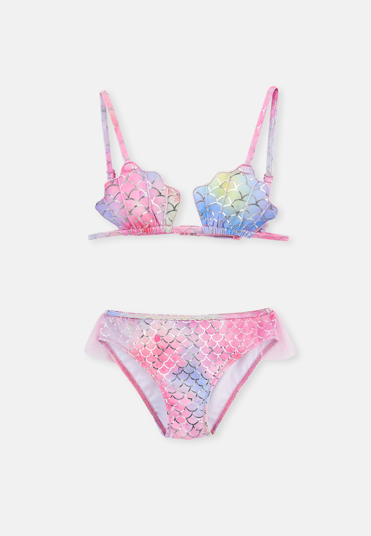 DAGİ Pink - Lilac Swim Sets, Non-wired, Swimwear for Girls