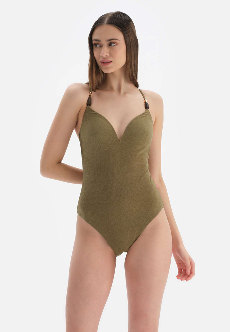 DAGİ Green Swimsuits, Full-Cup, Non-wired, Swimwear for Women