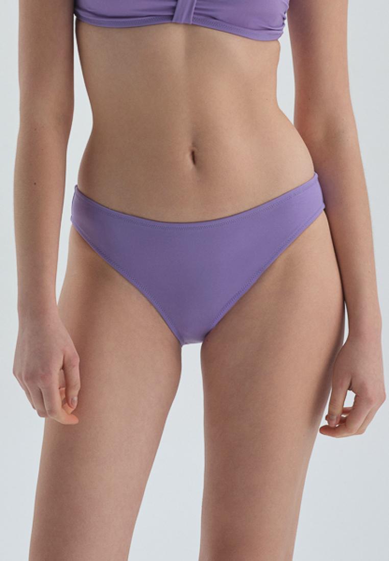 DAGİ Lilac Bikini Bottom, Solid, Beachwear for Women