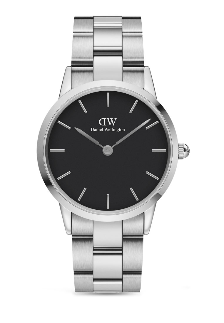 Daniel Wellington Iconic Link 36mm Watch Black dial Sliver Unisex watch 中性手錶 Watch for women and men 女錶男錶 DW 丹尼爾惠靈頓