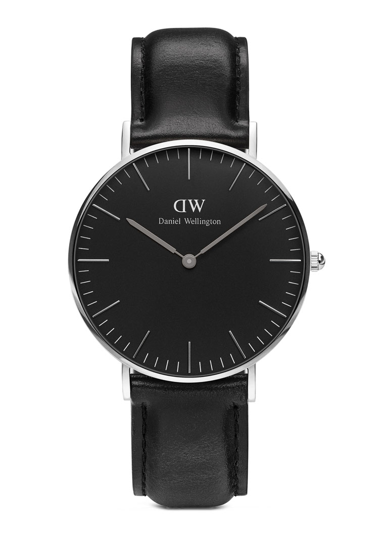 Daniel Wellington Classic Sheffield 36mm Watch - Leather 真皮 starp - Sliver - 中性手錶 Unisex watch - DW 丹尼爾惠靈頓 Watch for women and men 女錶男錶 - DW official