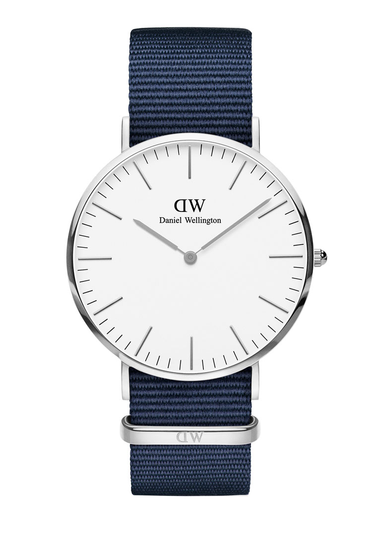 Daniel Wellington Classic Bayswater White Dial 40mm Men's Stainless Steel Watch - Sliver - 男士手錶 男錶 Watch for men - 丹尼爾惠靈頓DW OFFICIAL