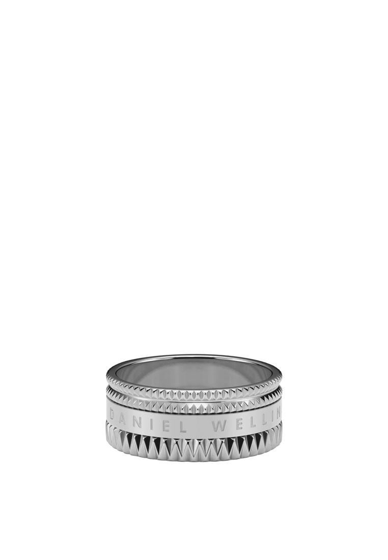 Daniel Wellington Elevation Ring Sliver - Unisex Ring - Couple Rings 情侶戒指 - Stainless steel Enamel Ring for Women and Men - DW Official