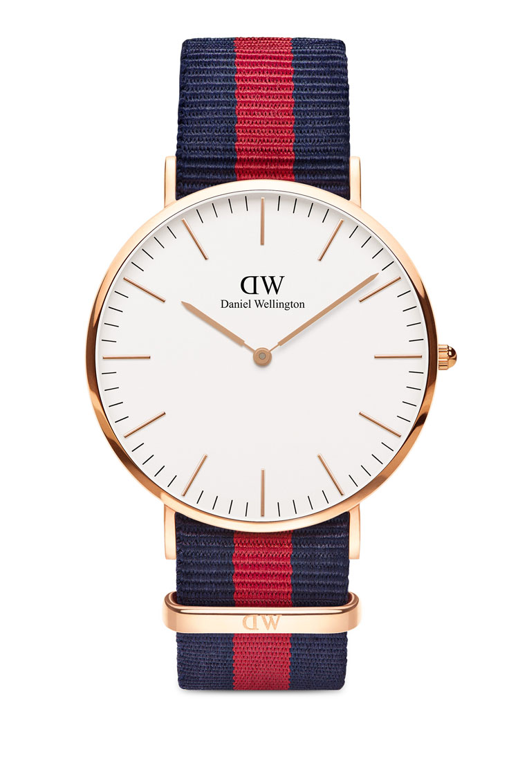 Daniel Wellington Classic Oxford 40mm Watch White dial 尼龍 Nato strap Rose gold 男士手錶 男錶 Male watch Watch for men DW 丹尼爾惠靈頓