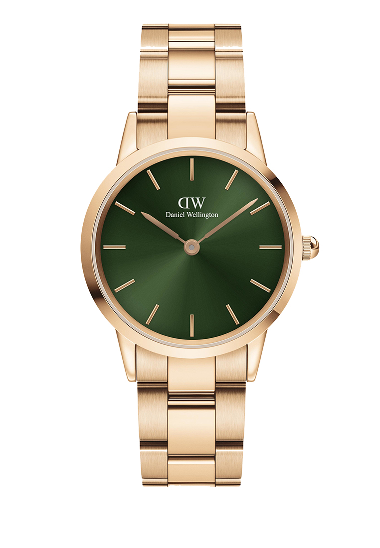 Daniel Wellington Iconic Link Emerald 32mm Watch Green Dial Link strap Rose Gold 女錶 女士手錶 Watch for women 丹尼爾惠靈頓