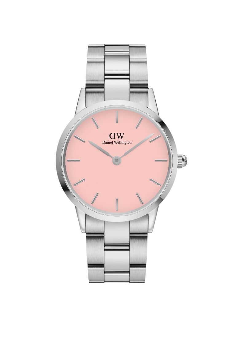Daniel Wellington Iconic Link Blush 36mm Watch Pastel Pink dial Link strap Sliver 中性手錶 Unisex watch Watch for women and men 女錶男錶 DW 丹尼爾惠靈頓