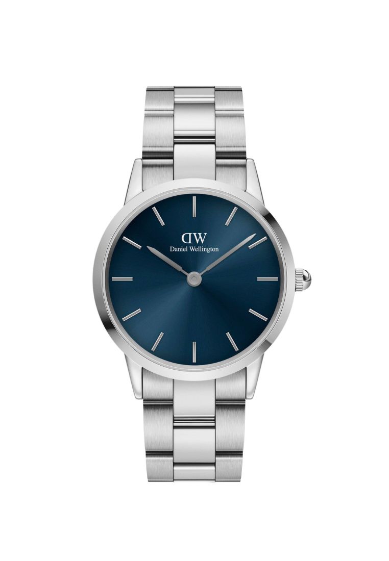 Daniel Wellington Iconic Link Arctic 36mm Watch Blue dial Link strap Sliver 中性手錶 Unisex watch Watch for women and men 女錶男錶 DW 丹尼爾惠靈頓