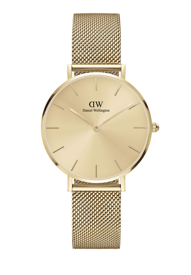 Daniel Wellington Petite Unitone 32mm Watch Gold dial Mesh strap Gold 女錶 女士手錶 Watch for women 丹尼爾惠靈頓