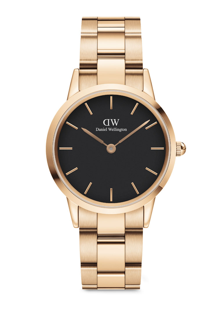 Daniel Wellington Iconic Link 32mm Watch Black dial Link strap Rose Gold 女錶 女士手錶 Watch for women 丹尼爾惠靈頓
