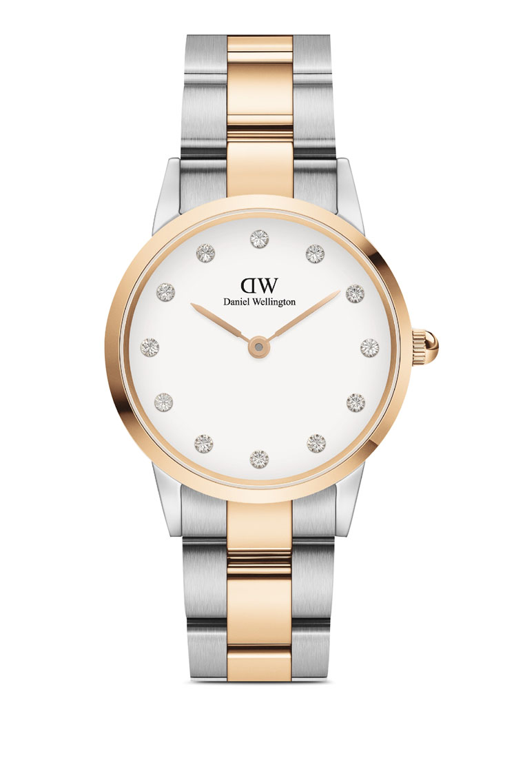 Daniel Wellington Iconic Link Lumine 28mm Watch White dial Link strap Rose Gold/Sliver 女錶 女士手錶 Watch for women 丹尼爾惠靈頓