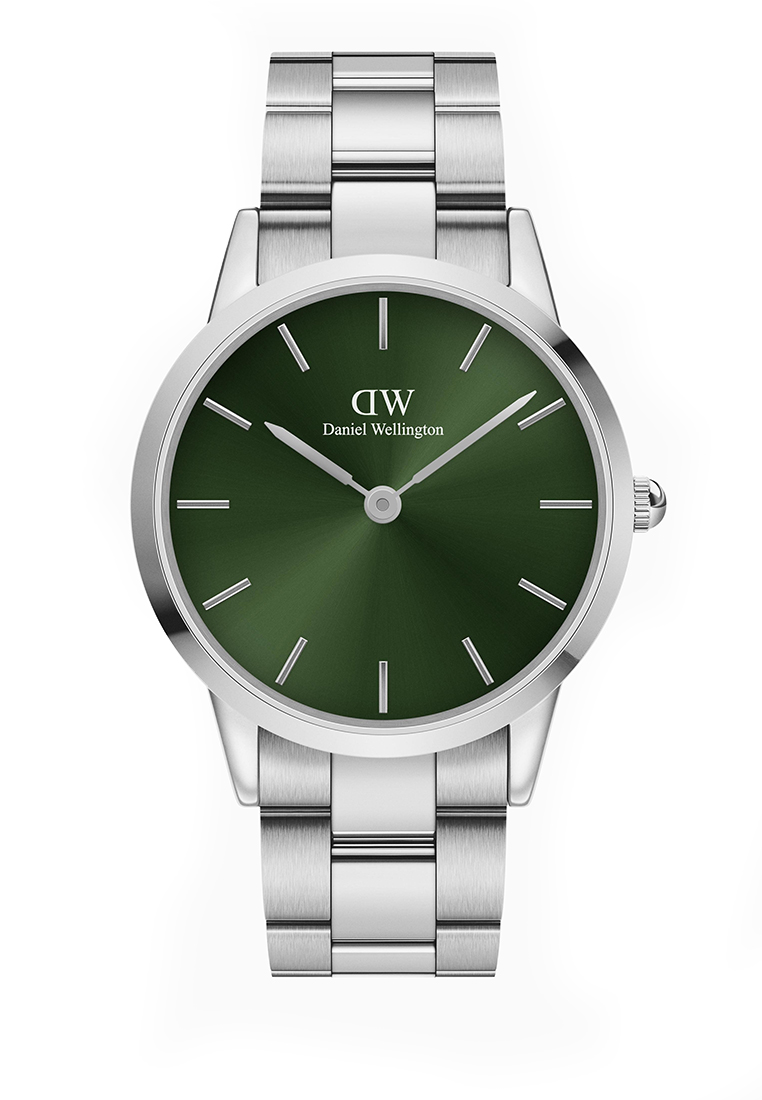 Daniel Wellington Iconic Link Emerald 40mm Watch Green dial Link strap Sliver 男士手錶 男錶 Male watch Watch for men DW 丹尼爾惠靈頓