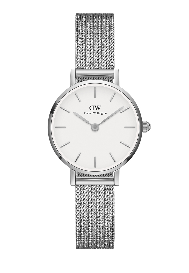 Daniel Wellington Petite Sterling 24mm Silver White Watch White dial Mesh strap Sliver 女錶 女士手錶 Ladies watch Watch for women DW 丹尼爾惠靈頓