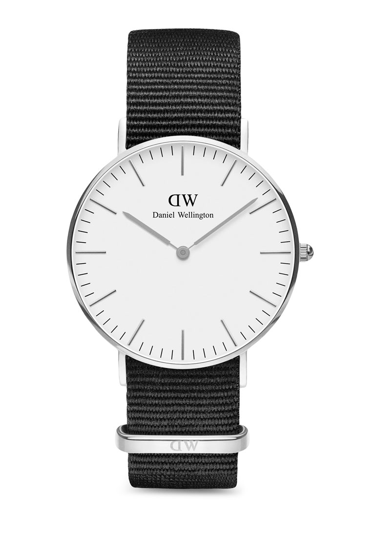 Daniel Wellington Classic Cornwall 36mm Watch White dial Nato 尼龍 strap Sliver 中性手錶 Unisex watch Watch for women and men 女錶男錶 DW 丹尼爾惠靈頓