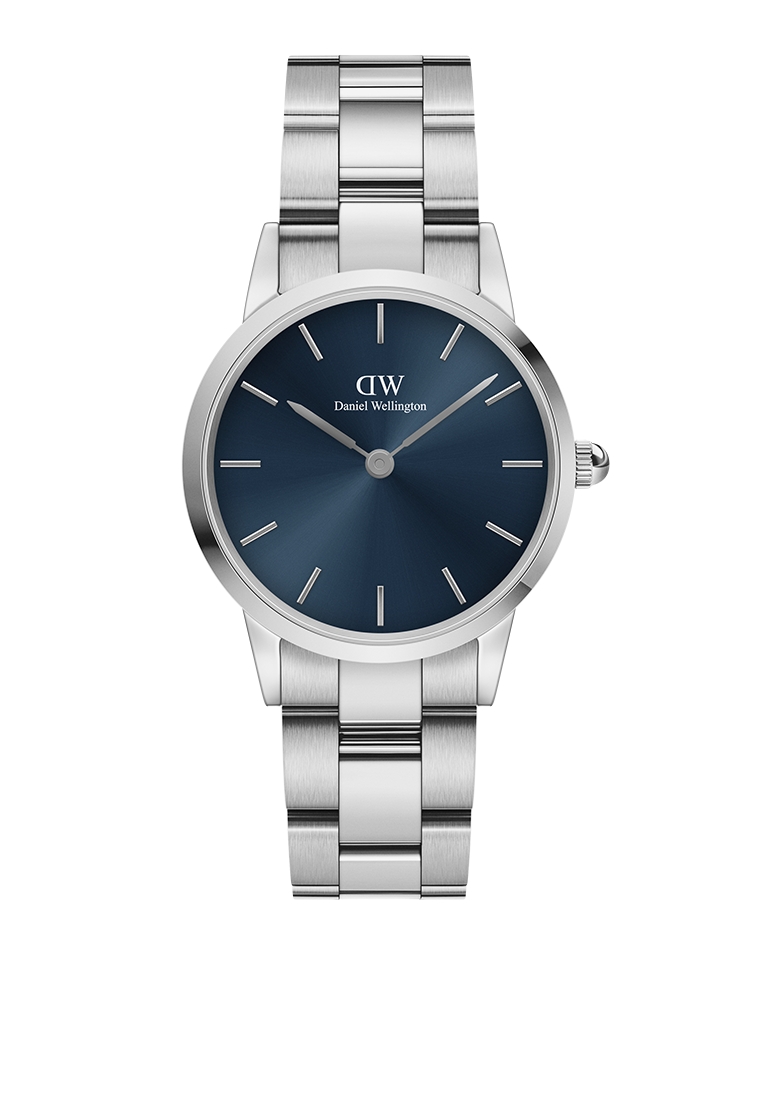 Daniel Wellington Iconic Link Arctic 28mm Watch ARCTIC BLUE SUNRAY dial Link strap Sliver 女錶 女士手錶 Watch for women 丹尼爾惠靈頓