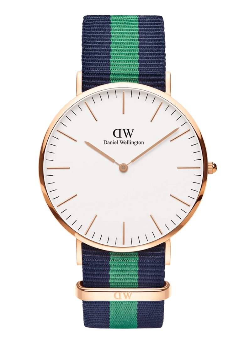 DW Daniel Wellington 手錶 Classic Roselyn 40mm 白錶盤-玫瑰金框 (DW00100005)