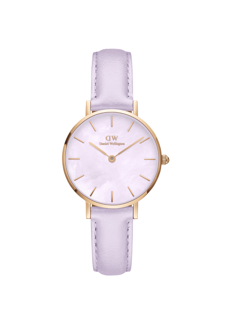 Daniel Wellington Petite 28mm Lavender Rose Gold Purple MOP dial - Watch for women - Leather watch - Mother of Pearl dial - DW - Women's watch - Female watch - Ladies watch - 女士手錶 女士腕錶 女表 - DW 丹尼爾惠靈頓