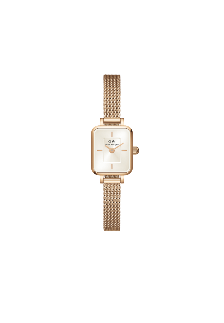 Daniel Wellington Quadro Mini Melrose 玫瑰金 香檳色 15.4x18.2mm-女性手錶 - 不銹鋼手錶 - DW -女子手錶 - 女錶